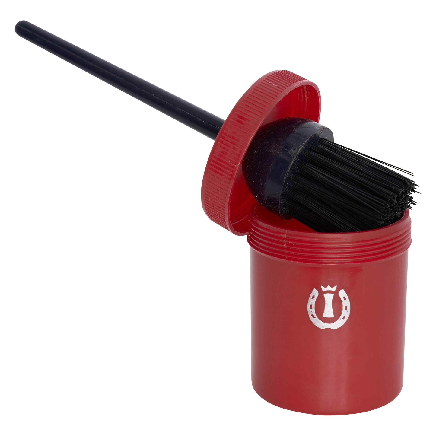 Hoof oil brush with container IRH
