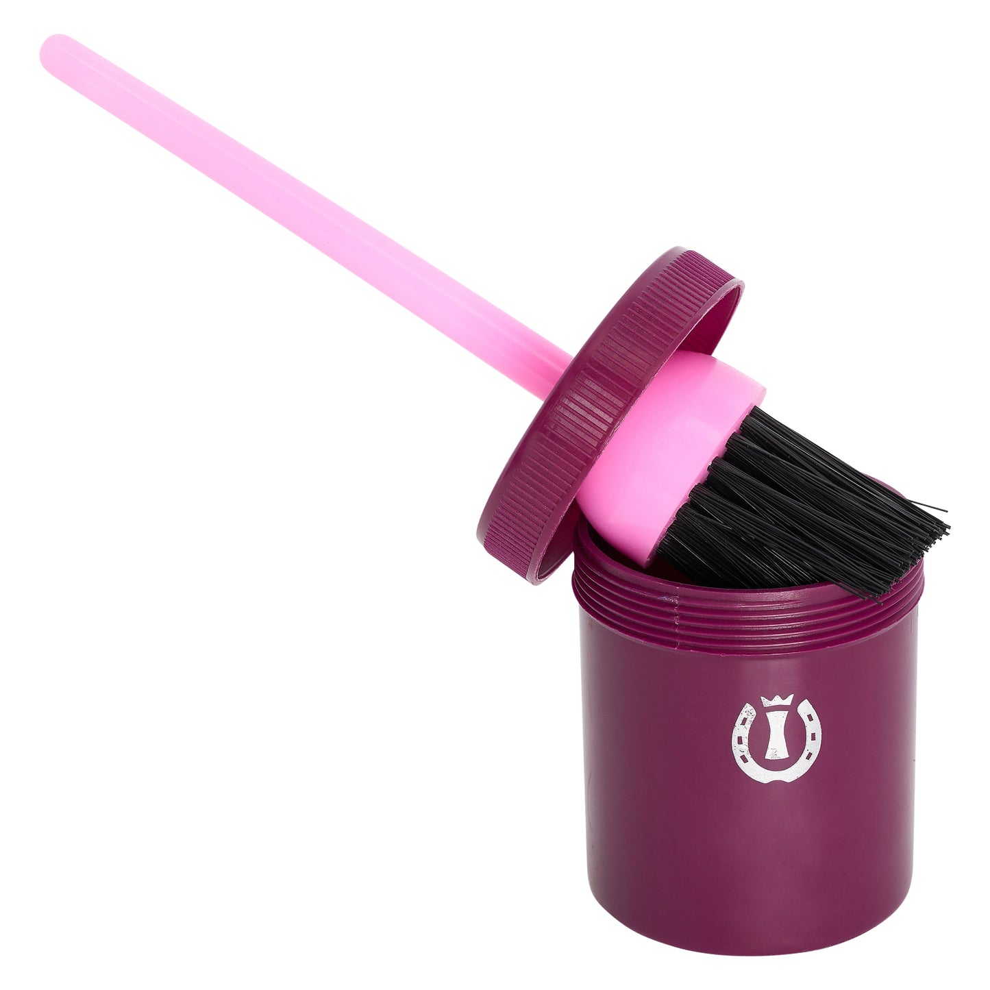 Hoof oil brush with container IRH