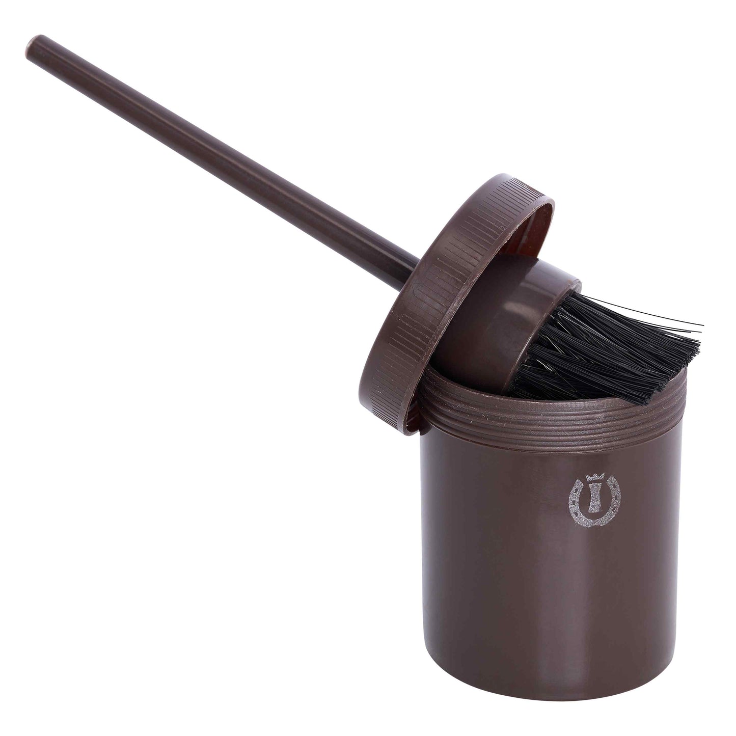 Hoof oil brush with container IRH