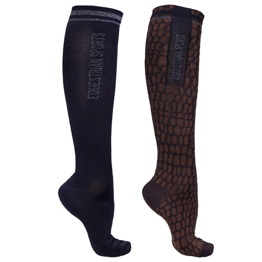 Knee stockings Julin 2-pack